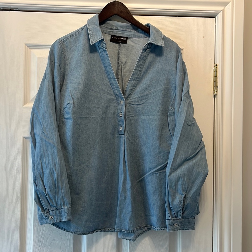 Lane Bryant Jean Blouse